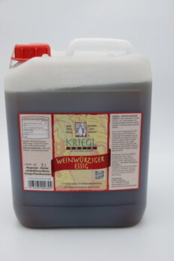 Produktfoto zu Weinwürziger Essig 5% 5l