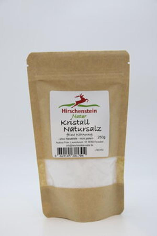 Produktfoto zu Kristall Natursalz fein 250g