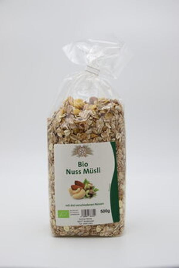 Produktfoto zu Bio Nussmüsli 500g